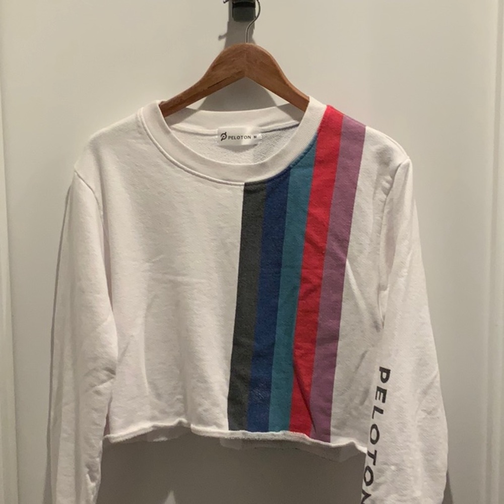 Peloton cropped sweatshirt